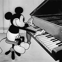 Mickey Mouse Disney piano