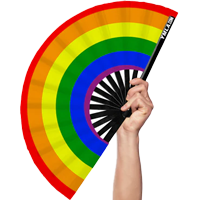 Rainbow fan