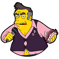 Quilloughby from the Simpsons