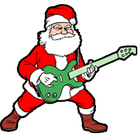 Santa Guitar